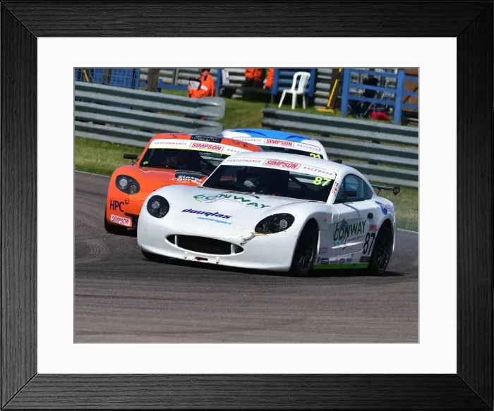 Framed Print : CM21 0728 Kiern Jewiss, Douglas Motorsport