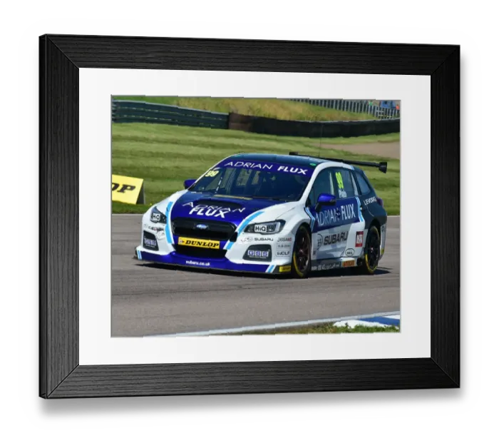 Framed Print : CM21 0183 Jason Plato, Subaru Levorg