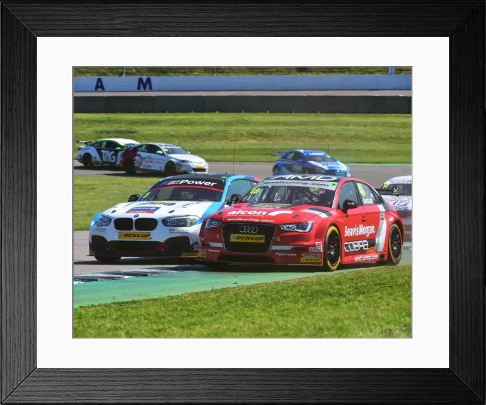 Framed Print : CM21 0432 Ollie Jackson, Audi S3, Rob Collard, BMW 125i M Sport