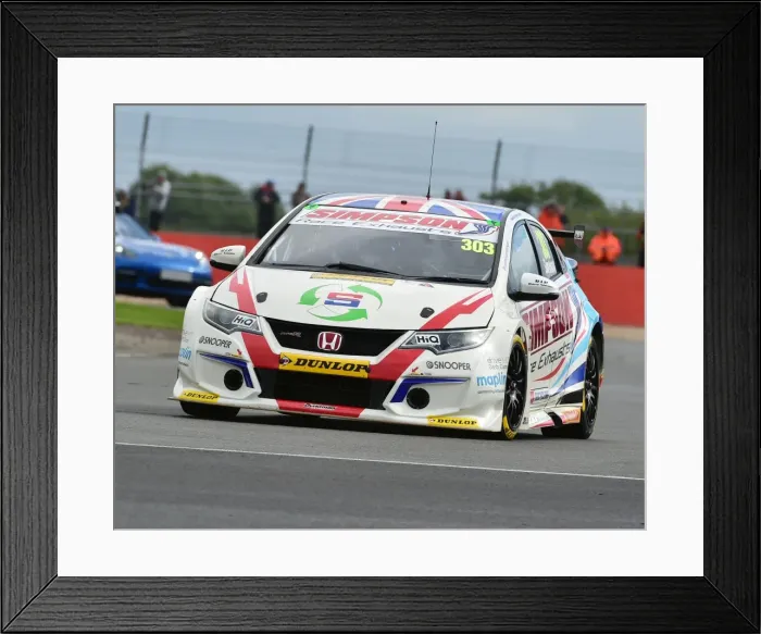 Framed Print : CM21 3128 Matt Simpson, Honda Civic Type R