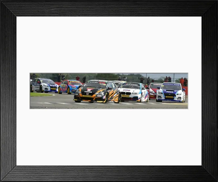 Framed Print : CM21 3142 Matt Neal, Honda Civic Type R Framed Print : CM21 3142 Matt Neal, Honda Civic Type R