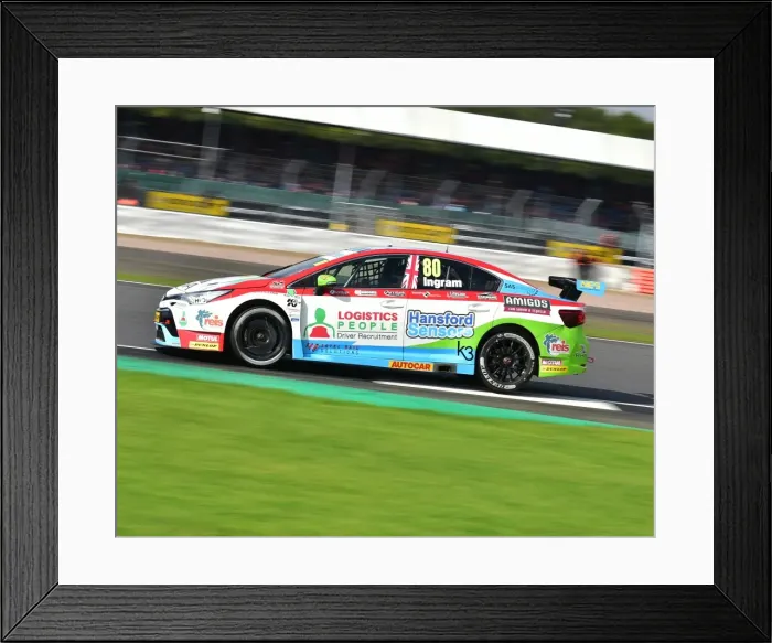 Framed Print : CM21 3941 Tom Ingram, Toyota Avensis Framed Print : CM21 3941 Tom Ingram, Toyota Avensis
