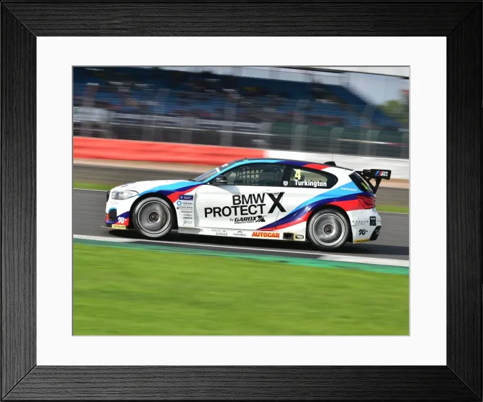 Framed Print : CM21 4000 Colin Turkington, BMW 125i M Sport