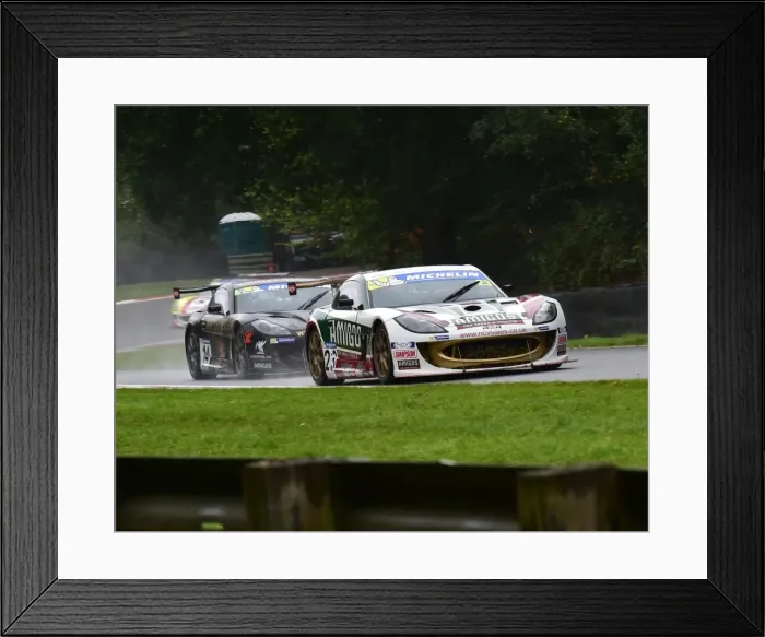 Framed Print : CM21 4673 George Gamble, Ginetta G55 GT4