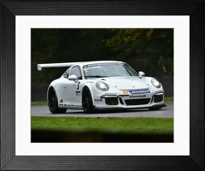 Framed Print : CM21 4729 John McCullagh, Porsche 911 GT3
