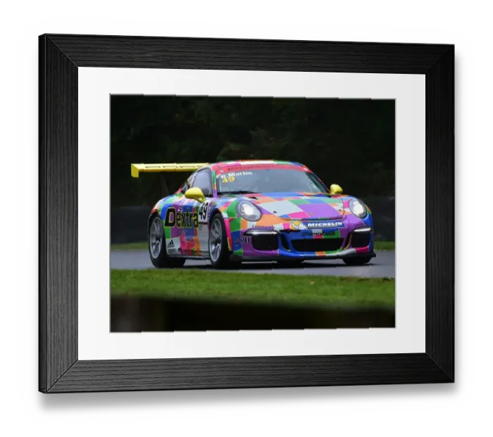 Framed Print : CM21 4723 Rupert Martin, Porsche 911 GT3 Framed Print : CM21 4723 Rupert Martin, Porsche 911 GT3