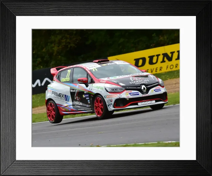 Framed Print : CM21 5024 Max Coates, Renault Clio Sport 220 Trophy Framed Print : CM21 5024 Max Coates, Renault Clio Sport 220 Trophy