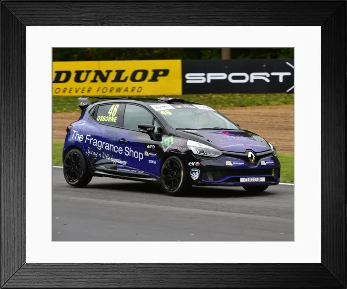 Framed Print : CM21 5043 Sam Osborne, Renault Clio Sport 220 Trophy Framed Print : CM21 5043 Sam Osborne, Renault Clio Sport 220 Trophy