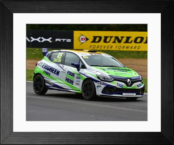Framed Print : CM21 5048 Dan Zelos, Renault Clio Sport 220 Trophy Framed Print : CM21 5048 Dan Zelos, Renault Clio Sport 220 Trophy