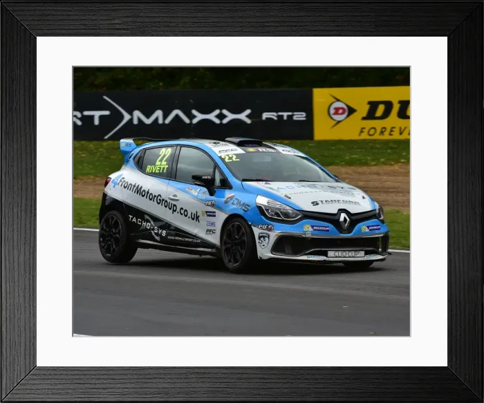 Framed Print : CM21 5055 Paul Rivett, Renault Clio Sport 220 Trophy Framed Print : CM21 5055 Paul Rivett, Renault Clio Sport 220 Trophy