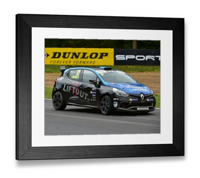 Framed Print : CM21 5059 Brett Lidsey, Renault Clio Sport 220 Trophy Framed Print : CM21 5059 Brett Lidsey, Renault Clio Sport 220 Trophy