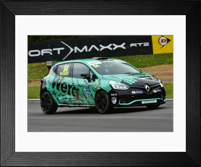 Framed Print : CM21 5066 Luke Reade, Renault Clio Sport 220 Trophy Framed Print : CM21 5066 Luke Reade, Renault Clio Sport 220 Trophy