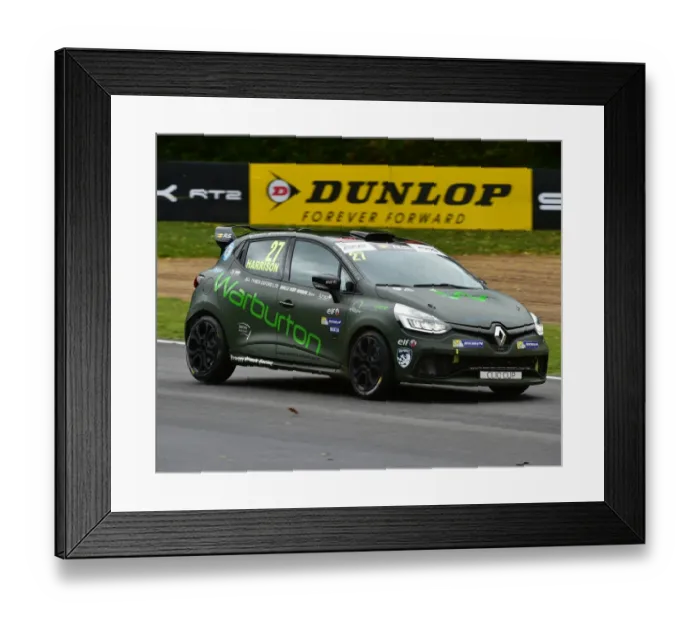 Framed Print : CM21 5089 Nathan Harrison, Renault Clio Sport 220 Trophy Framed Print : CM21 5089 Nathan Harrison, Renault Clio Sport 220 Trophy
