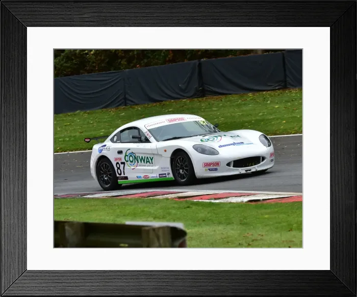 Framed Print : CM21 5124 Kiern Jewiss, Ginetta G40 Junior Framed Print : CM21 5124 Kiern Jewiss, Ginetta G40 Junior