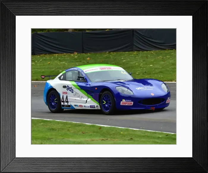 Framed Print : CM21 5136 Finley Green, Ginetta G40 Junior Framed Print : CM21 5136 Finley Green, Ginetta G40 Junior
