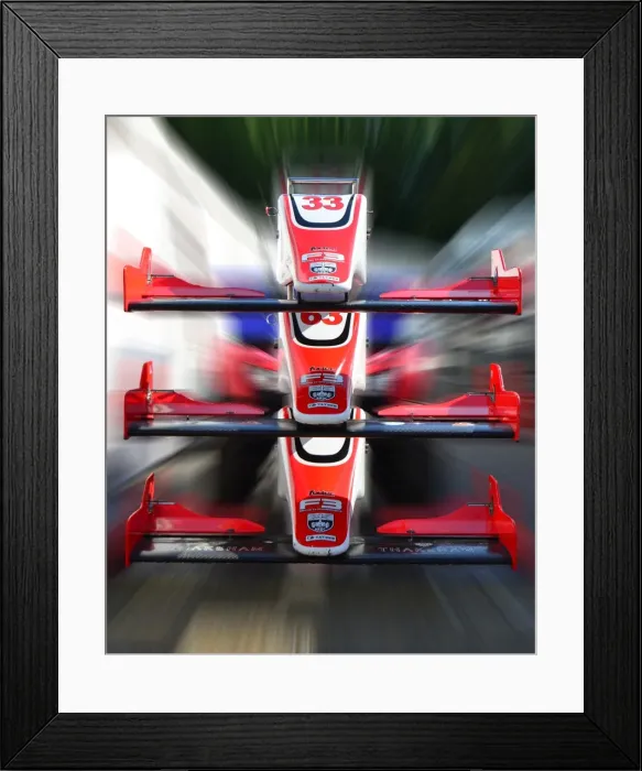 Framed Print : CJ6 9687 New noses, Fortec Motorsport, BRDC F3 Framed Print : CJ6 9687 New noses, Fortec Motorsport, BRDC F3