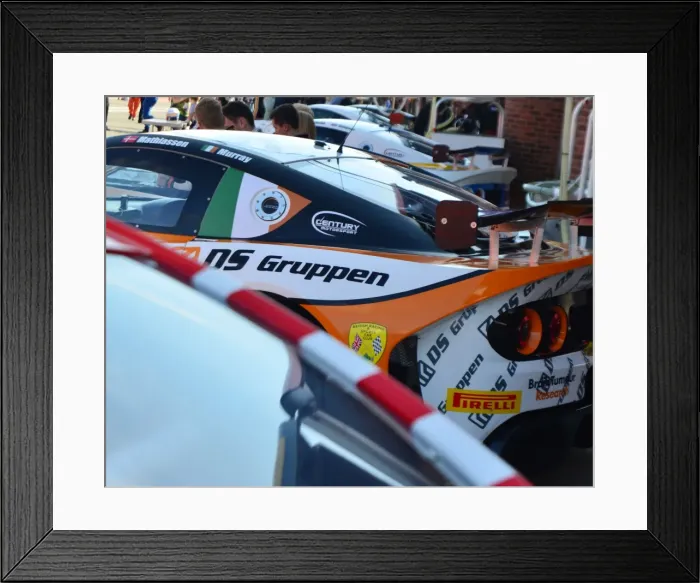 Framed Print : CJ6 9664 Niall Murray, Jacob Mathiassen, Ginetta G55 GT4