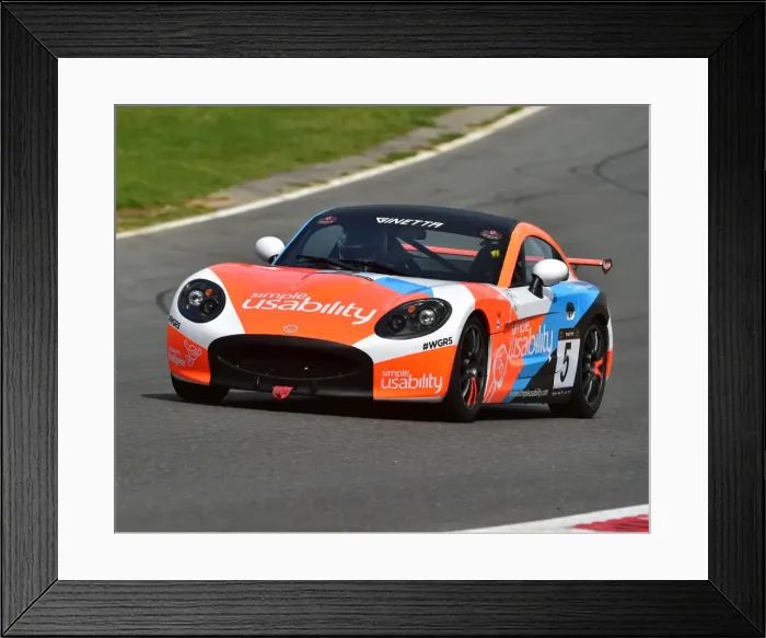 Framed Print : CM20 5463 Guy Redwood, Ginetta G40 Framed Print : CM20 5463 Guy Redwood, Ginetta G40