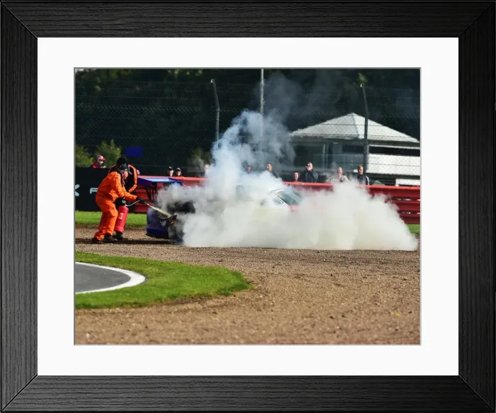 Framed Print : CM21 4230 Dan Cammish, Porsche Carrera Cup