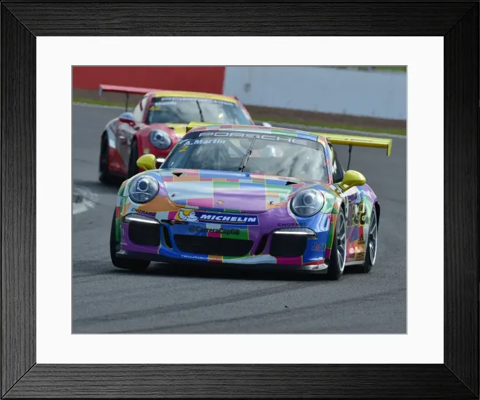 Framed Print : CM21 4137 Alex Martin, Porsche 911 GT3 Framed Print : CM21 4137 Alex Martin, Porsche 911 GT3