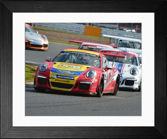 Framed Print : CM21 4099 Graeme Mundy, Porsche 911 GT3