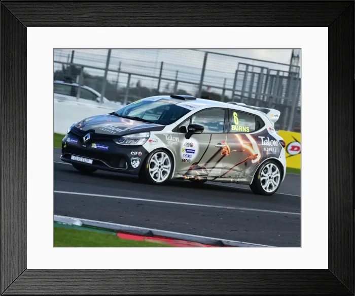 Framed Print : CM21 3569 Bradley Burns, Renault Clio Sport 220 Trophy Framed Print : CM21 3569 Bradley Burns, Renault Clio Sport 220 Trophy