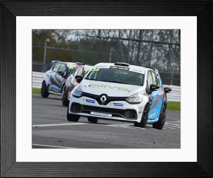 Framed Print : CM21 3524 Zak Fulk, Renault Clio Sport 220 Trophy Framed Print : CM21 3524 Zak Fulk, Renault Clio Sport 220 Trophy