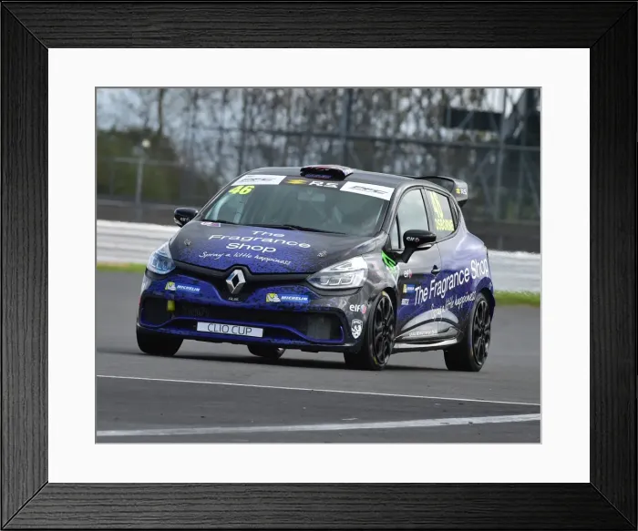 Framed Print : CM21 3514 Sam Osborne, Renault Clio Sport 220 Trophy Framed Print : CM21 3514 Sam Osborne, Renault Clio Sport 220 Trophy
