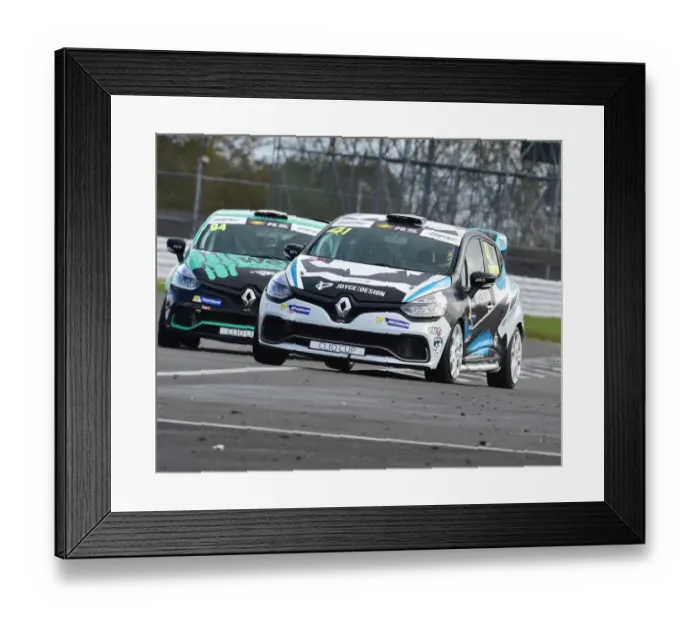 Framed Print : CM21 3527 Aaron Thompson, Renault Clio Sport 220 Trophy Framed Print : CM21 3527 Aaron Thompson, Renault Clio Sport 220 Trophy