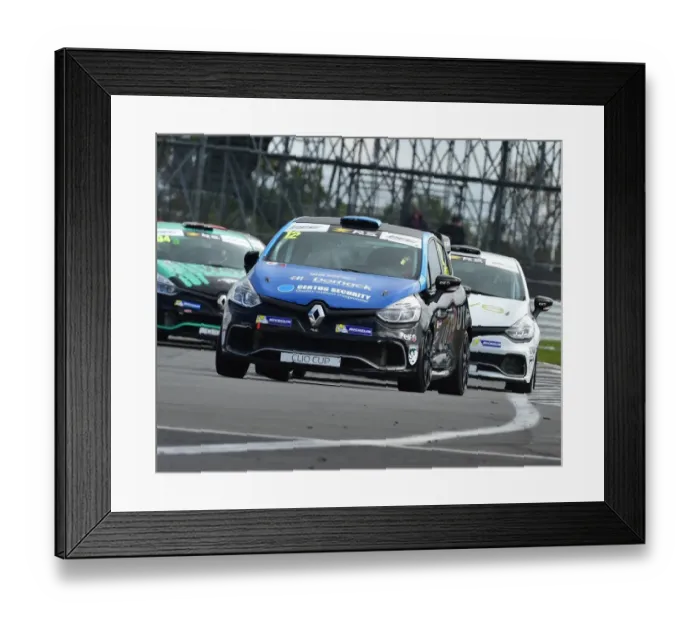 Framed Print : CM21 3488 Brett Lidsey, Renault Clio Sport 220 Trophy Framed Print : CM21 3488 Brett Lidsey, Renault Clio Sport 220 Trophy