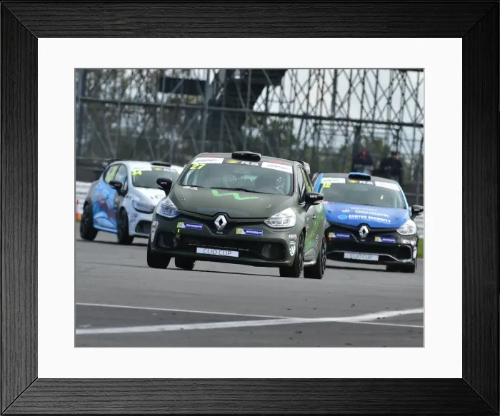 Framed Print : CM21 3486 Nathan Harrison, Renault Clio Sport 220 Trophy Framed Print : CM21 3486 Nathan Harrison, Renault Clio Sport 220 Trophy