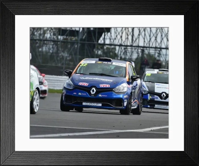 Framed Print : CM21 3481 James Dorlin, Renault Clio Sport 220 Trophy Framed Print : CM21 3481 James Dorlin, Renault Clio Sport 220 Trophy