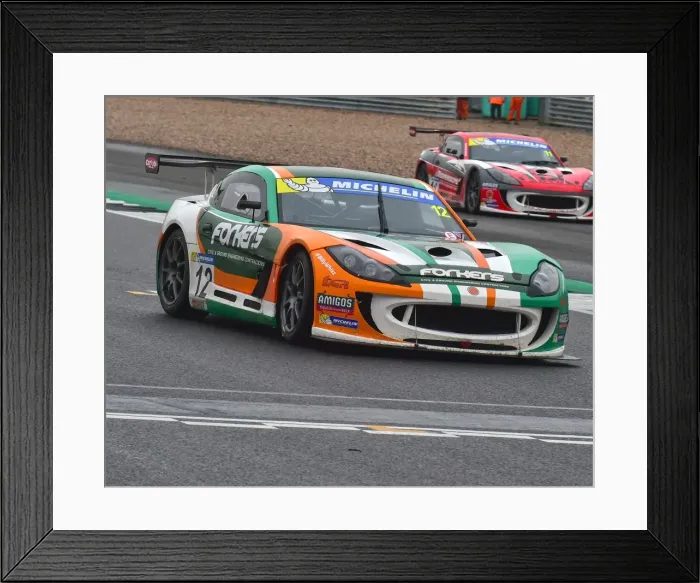 Framed Print : CM21 2946 Reece Somerfield, Ginetta G55