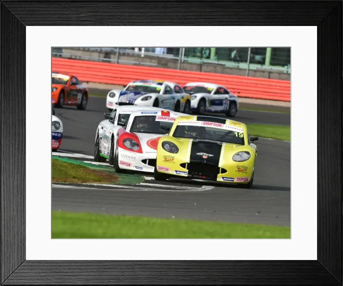Framed Print : CM21 4240 Harry King, Ginetta G40 Junior