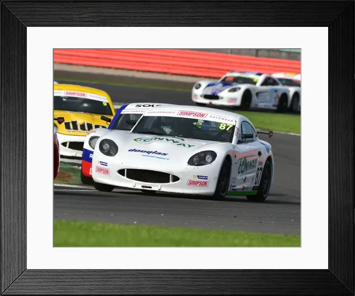 Framed Print : CM21 4253 Kiern Jewiss, Ginetta G40 Junior Framed Print : CM21 4253 Kiern Jewiss, Ginetta G40 Junior