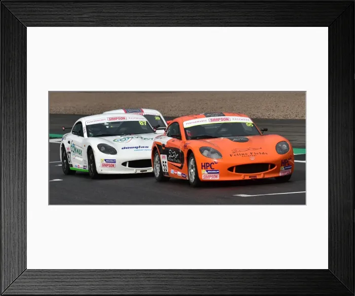 Framed Print : CM21 2978 Ruben Del Sarte, Kiern Jewiss, Ginetta G40 Junior Framed Print : CM21 2978 Ruben Del Sarte, Kiern Jewiss, Ginetta G40 Junior