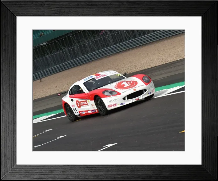 Framed Print : CM21 2972 Sebastian Priaulx, Ginetta G40 Junior Framed Print : CM21 2972 Sebastian Priaulx, Ginetta G40 Junior