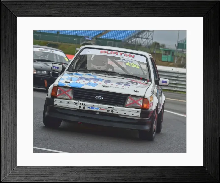 Framed Print : CM21 5619 Chris Baker, Ford Escort Mk3 Framed Print : CM21 5619 Chris Baker, Ford Escort Mk3