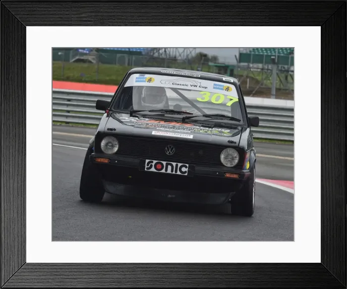 Framed Print : CM21 5614 Nick Penfold, Volkswagen Golf GTi Mk1