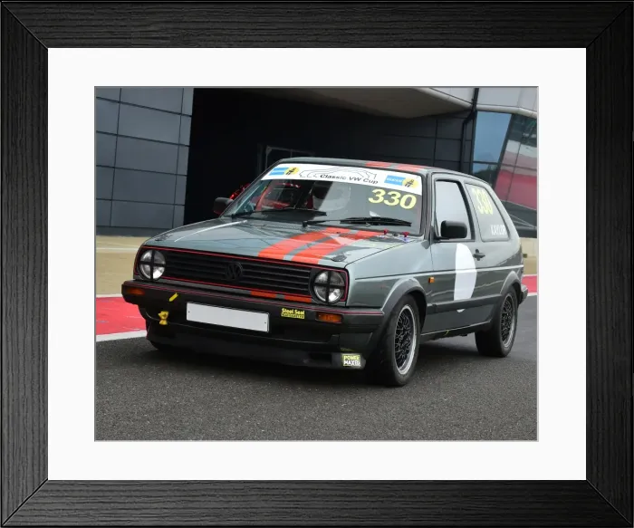 Framed Print : CM21 5859 Peter Kaylor, Volkswagen Golf Mk2 Framed Print : CM21 5859 Peter Kaylor, Volkswagen Golf Mk2