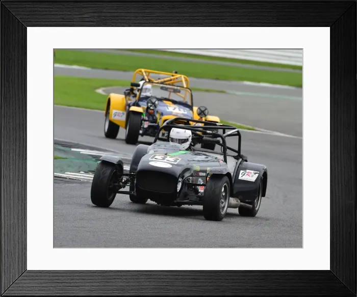 Framed Print : CM21 6888 Mark Heywood, Caterham 7 Mega Framed Print : CM21 6888 Mark Heywood, Caterham 7 Mega