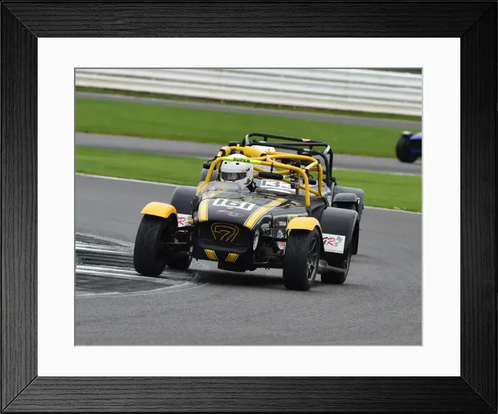 Framed Print : CM21 6758 Luke Tzourou, Caterham 7 Super Framed Print : CM21 6758 Luke Tzourou, Caterham 7 Super