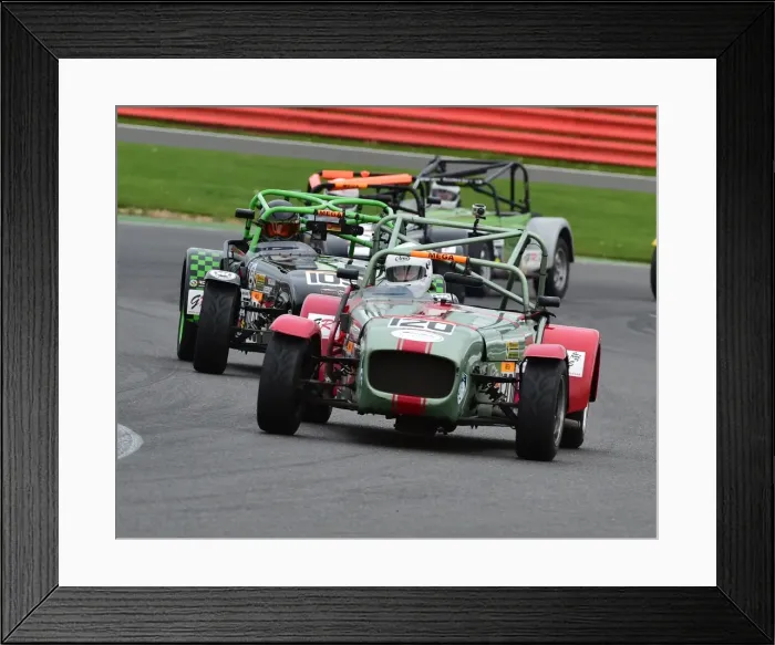 Framed Print : CM21 6718 Nigel Smith, Caterham 7 Mega Framed Print : CM21 6718 Nigel Smith, Caterham 7 Mega