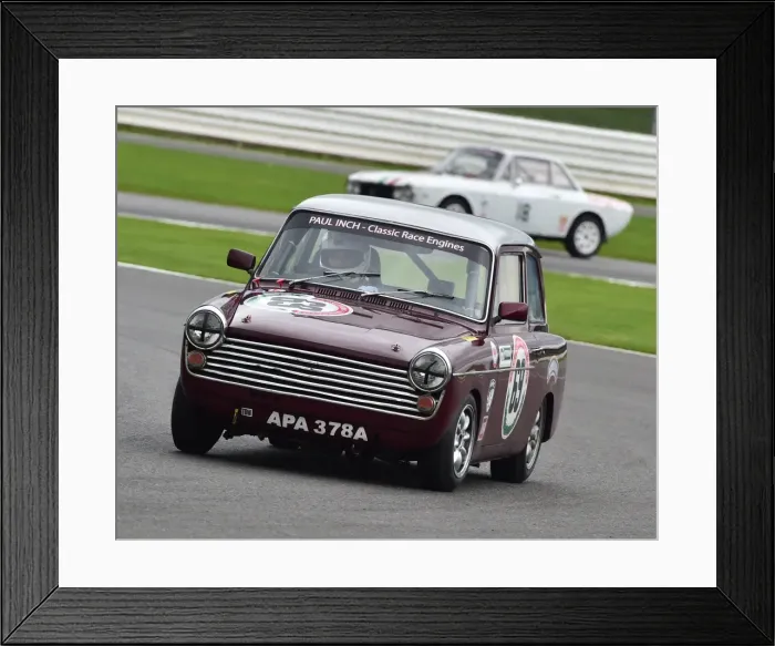 Framed Print : CM21 6966 Luc Wilson, Austin A40