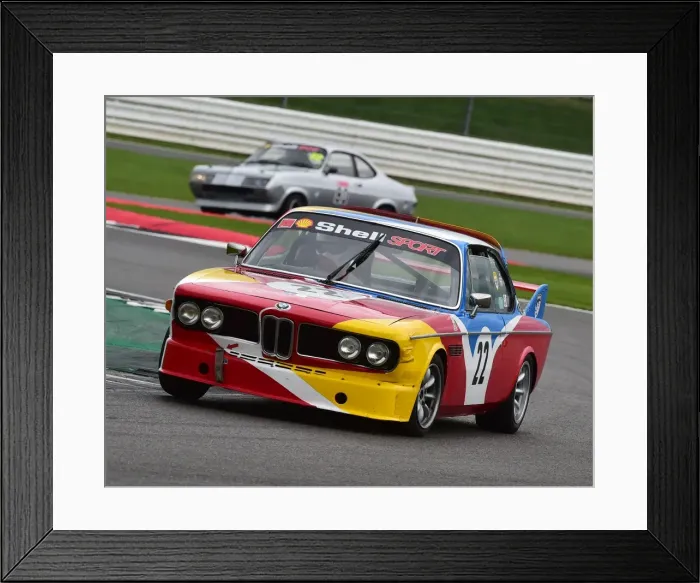 Framed Print : CM21 6938 William Jenkins, BMW 3 litre CSL, Batmobile Framed Print : CM21 6938 William Jenkins, BMW 3 litre CSL, Batmobile
