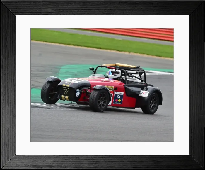 Framed Print : CM21 7217 Oliver Gibson, Caterham 7 Sigmax Framed Print : CM21 7217 Oliver Gibson, Caterham 7 Sigmax
