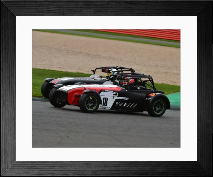 Framed Print : CM21 7244 Julian Viggars, Caterham 7 Sigmax