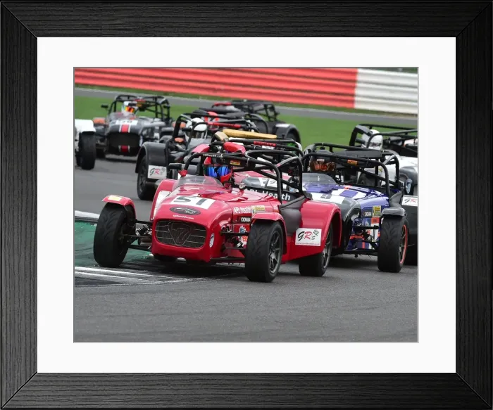 Framed Print : CM21 7084 Harry Cramer, Caterham 7 Sigmax
