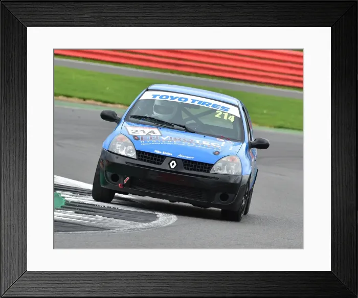 Framed Print : CM21 7259 Steve Barber, Renault Clio 182 Framed Print : CM21 7259 Steve Barber, Renault Clio 182