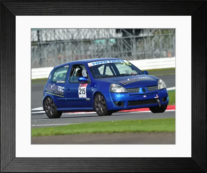 Framed Print : CM21 6305 Josh Barber, Renault Clio 182 Framed Print : CM21 6305 Josh Barber, Renault Clio 182
